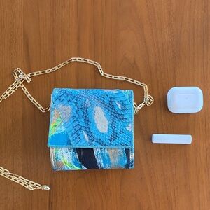 Carlos Falchi mini chain bag